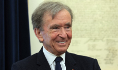 Bernard Arnault à Washington, aux Etats-Unis, le 6 mai 2025. ( GETTY IMAGES NORTH AMERICA / ANNA MONEYMAKER )