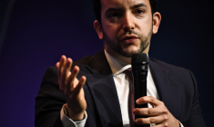 Jean-Philippe Tanguy, le 7 mars 2024, à Bordeaux ( AFP / CHRISTOPHE ARCHAMBAULT )