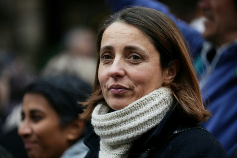 La secrétaire générale de la CGT, Sophie Binet, le 2 décembre 2025 lors d'une manifestation à Paris ( AFP / Dimitar DILKOFF )
