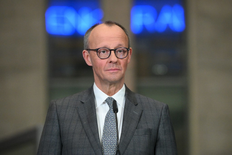 Friedrich Merz, le 4 mars 2025, à Berlin ( AFP / RALF HIRSCHBERGER )