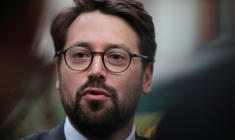 Le député du groupe Ecologiste et Social, Benjamin Lucas-Lundy, le 8 octobre 2025 à Paris ( AFP / Anne-Christine POUJOULAT )