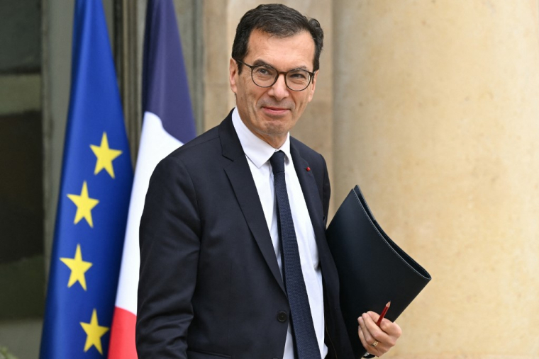 Jean-Pierre Farandou, à Paris, le 11 février 2026 ( AFP / BERTRAND GUAY )