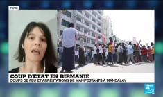 Coup d'État en Birmanie : des coups de feu pour disperser les manifestants à Mandalay