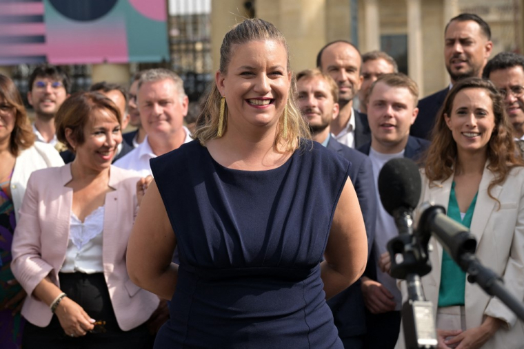 Mathilde Panot à Paris, le 9 juillet 2024. ( AFP / BERTRAND GUAY )