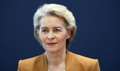 Ursula von der Leyen lors de la réunion de la direction de la CDU à Berlin