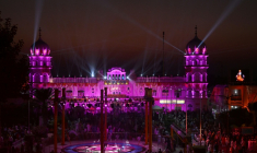 Célébrations des 556 ans depuis la naissance de Gourou Nanak, le fondateur du Sikhisme, le 5 novembre 2024 à Nankana Sahib, au Pakistan ( AFP / Arif ALI )