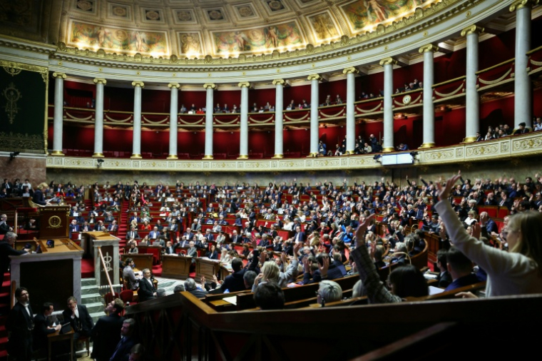 Un droit à l'aide à mourir dès juillet ? Les partisans du texte sur la fin de vie veulent y croire, alors qu'une deuxième lecture démarre mercredi en commission à l'Assemblée ( AFP / ALAIN JOCARD )