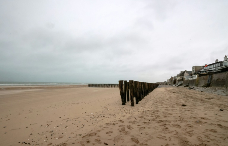 Une plage à Sangatte, près de Calais, le 19 décembre 2023 ( AFP / Denis Charlet )