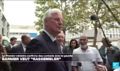 Barnier "à l'écoute" des soignants pour son premier déplacement