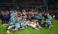 Les joueurs de l’OM vont fêter leur qualif en Ligue des champions à Madrid