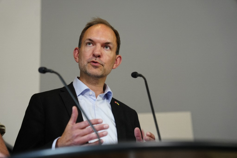 Jeppe Bruus, le ministre danois de la Défense, à Copenhague, le 19 juin 2026. ( Ritzau Scanpix / SEBASTIAN ELIAS UTH )