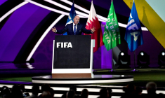 Gianni Infantino, the president of FIFA during the 72nd FIFA Congress at the Doha Exhibition and Convention Center, Doha. Picture date: Thursday March 31, 2022. - Photo by Icon sport   - Photo by Icon Sport