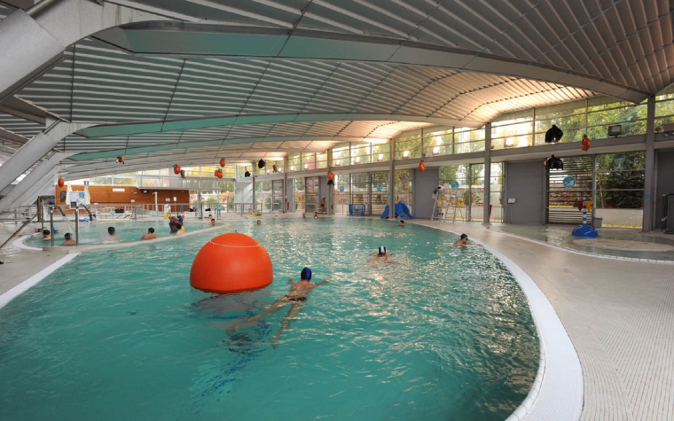 La piscine Pailleron (Crédit photo : @Déborah Lesage_Ville de Paris)