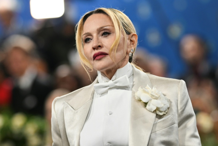 Madonna à New York le 5 mai 2025 ( AFP / Angela WEISS )