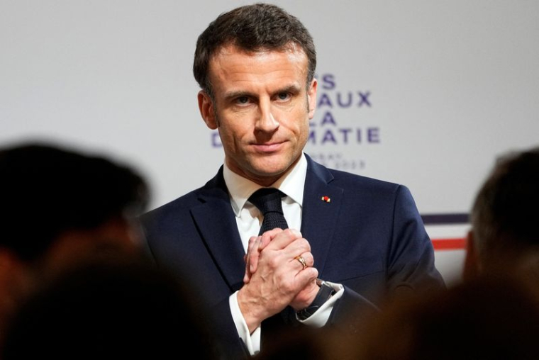 Emmanuel Macron à Paris