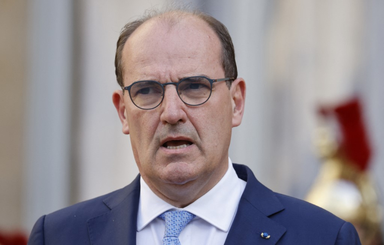 Jean Castex à Paris, le 16 mai 2022. ( AFP / LUDOVIC MARIN )