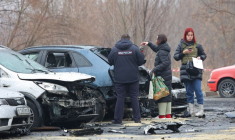 Le site d'une attaque militaire à Belgorod