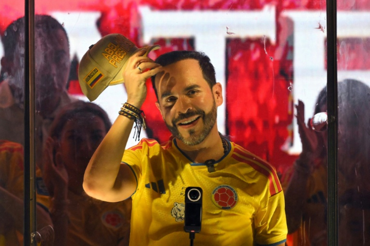 Le candidat de droite à la présidence de la Colombie, Abelardo de la Espriella, le 31 mai 2026 à Barranquilla  ( AFP / Rodrigo Buendía )