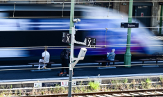 La France compte aujourd’hui 180 dessertes domestiques régulièrement desservies par des TGV, rappelle le rapport mené par Dominique Bussereau ( AFP / GABRIEL BOUYS )