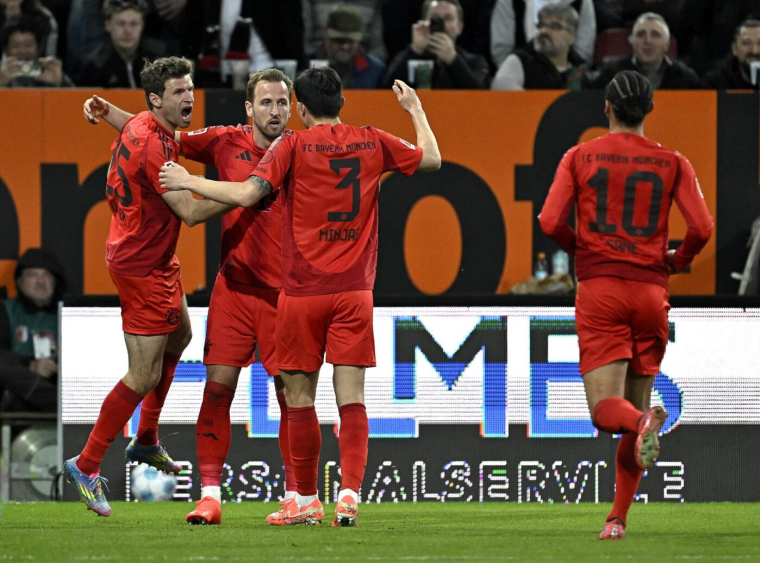 Le Bayern Munich s'en sort à Augsbourg