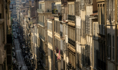 Des immeubles dans le centre de Marseille le 14 octobre 2025  ( AFP / Miguel MEDINA )
