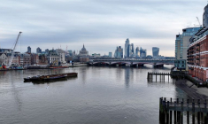 Vue de Londres par drone