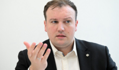 Mikhaïl Zvintchouk à Moscou, en Russie, le 28 avril 2023. ( AFP / KIRILL KUDRYAVTSEV )