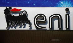 Le logo de la société énergétique italienne Eni