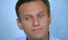 L'opposant russe Alexeï Navalny lors d'une audience à Moscou