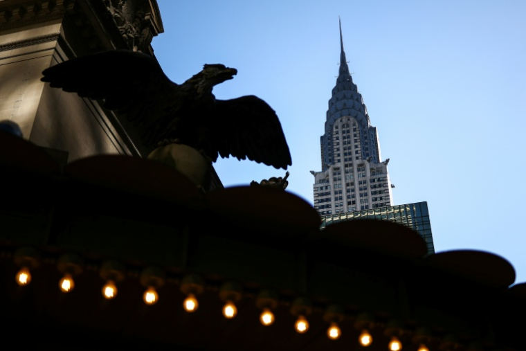 Le Chrysler Building dans le quartier de Manhattan à New York, le 7 octobre 2026 ( AFP / CHARLY TRIBALLEAU )