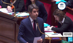 Ukraine : passe d'armes entre Gabriel Attal et Marine Le Pen à l'Assemblée