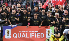 La Croatie s'est qualifiée pour le Mondial-2026 en battant les Iles Féroé (3-1) à Rijeka le 14 novembre 2025 ( AFP / STRINGER )