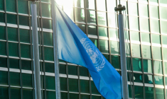 Ce texte de compromis sur le climat a été adopté par 141 voix pour, 8 contre (dont Etats-Unis, Israël, Iran, Russie, Arabie saoudite) et 28 abstentions ( AFP / Kena Betancur )