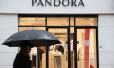 A view of a shop of the Danish jewellery maker Pandora in Copenhagen