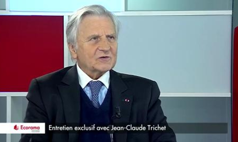 "J'ai pleine confiance en M. Villeroy de Galhau pour être gouverneur de la Banque de France", selon Jean-Claude Trichet, ancien président de la Banque Centrale Européenne