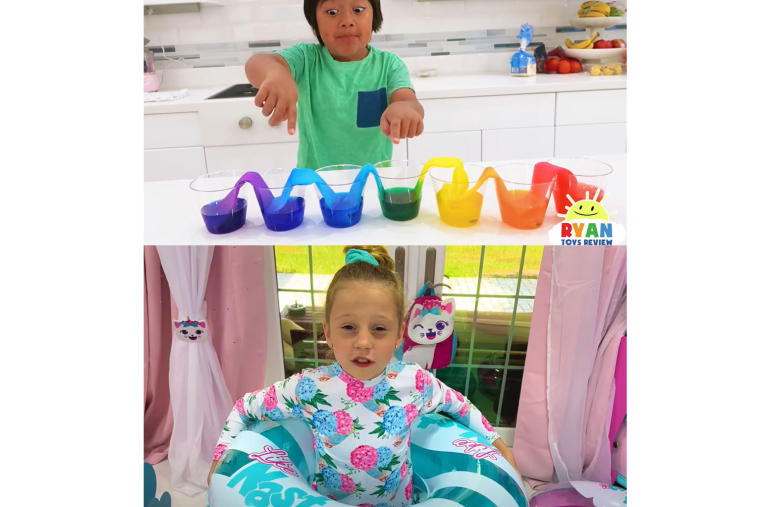 Découvrez le classement des Youtubeurs les mieux payés au monde. Crédit photo : Captures vidéos Youtube en haut :  Ryan's World, en bas : Like Nastya