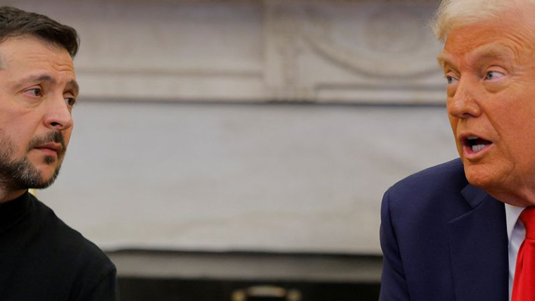 Donald Trump et Volodimir Zelensky