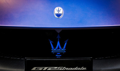 Une Maserati au salon de l'automobile international de New York