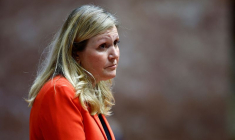 Yaël Braun-Pivet après sa réélection à la présidence de l'Assemblée nationale