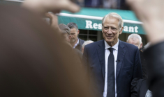 L'ancien Premier ministre Dominique de Villepin à Strasbourg le 12 mai 2026 ( AFP / ROMEO BOETZLE )