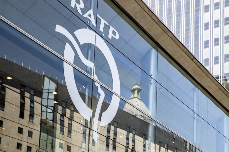 Photo du siège de la RATP à Paris, le 28 août 2018. ( AFP / JOEL SAGET )