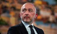 Le gouverneur de la Banque nationale d'Ukraine, Andriy Pyshnyi, répond aux questions posées lors d'une conférence des gouverneurs sur l'Ukraine à l'occasion de la réunion d'automne du Fonds monétaire international (FMI) et du Groupe de la Banque mondiale 2024 à Washington.