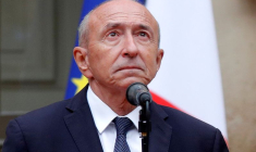 L'ancien ministre français de l'Intérieur Gérard Collomb à Paris