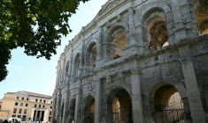 Les arènes de Nîmes, le 19 septembre 2025, dans le Gard ( AFP / GABRIEL BOUYS )