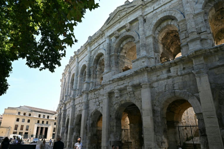 Les arènes de Nîmes, le 19 septembre 2025, dans le Gard ( AFP / GABRIEL BOUYS )