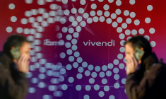 Le logo de Vivendi à Paris