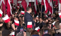 Pologne : dernier meeting du candidat nationaliste Karol Nawrocki avant la présidentielle