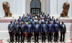 Photo du gouvernement du président Macky Sall le 10 avril 2019 à Dakar, fournie par la présidence sénégalaise  ( Senegalese Presidency / Handout )