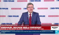 Pour Mélenchon, Macron est "le plus mal élu des présidents de la Vème République"
