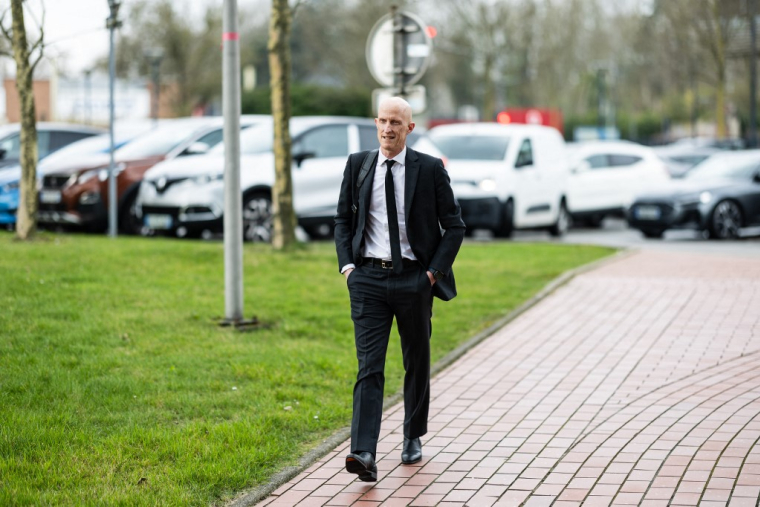Timothée Durand à Tourcoing, le 10 mars 2026. ( AFP / SAMEER AL-DOUMY )